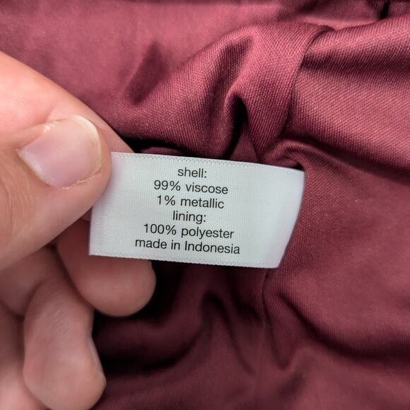 Lane Bryant Dress 26 Bubble Sleeve Tie Neck Floral Tiered Max EUC Peasant Boho - Picture 7 of 7